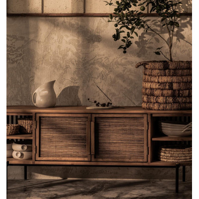 Coco sideboard with 2 doors and 4 shelves