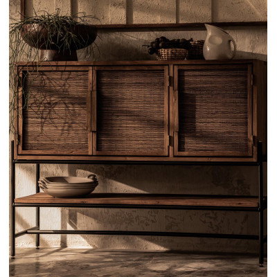 Coco sideboard with 3 doors and 1 rack