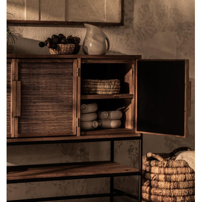 Coco sideboard with 3 doors and 1 rack