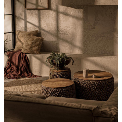 Set of 3 Knut coffee tables