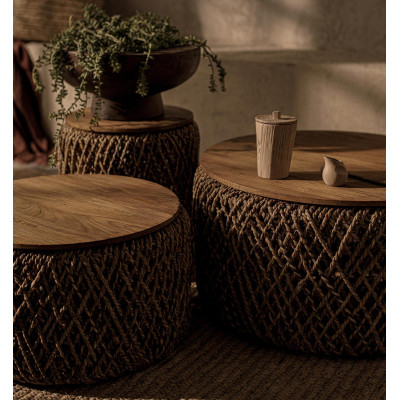 Set of 3 Knut coffee tables