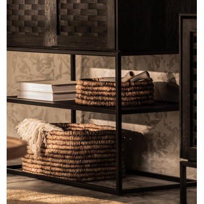 Set of 2 Caterpillar Ambang low baskets