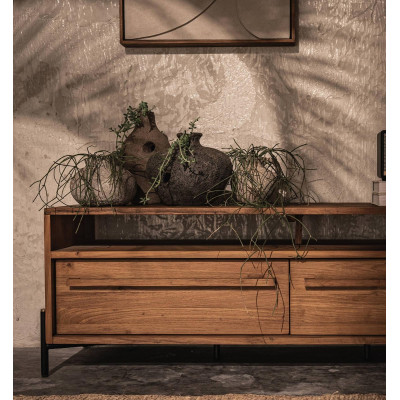 Outline dresser with 2 drawers and 1 open shelf