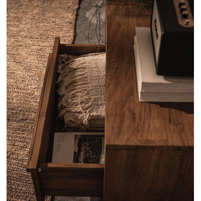 Outline dresser with 2 drawers and 1 open shelf