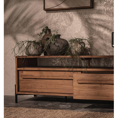 Outline dresser with 2 drawers and 1 open shelf