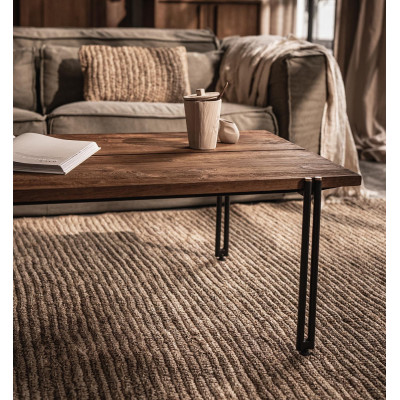 Outline rectangular coffee table