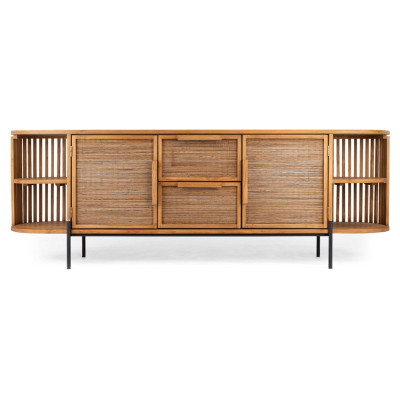 Coco sideboard with 2 doors, 2 drawers and 4 racks