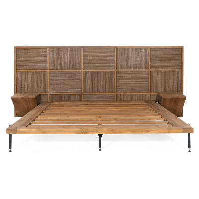 Coco bed with bedside table