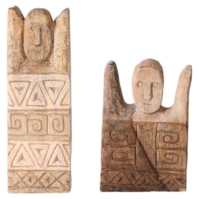 Set of 2 Olemen figures