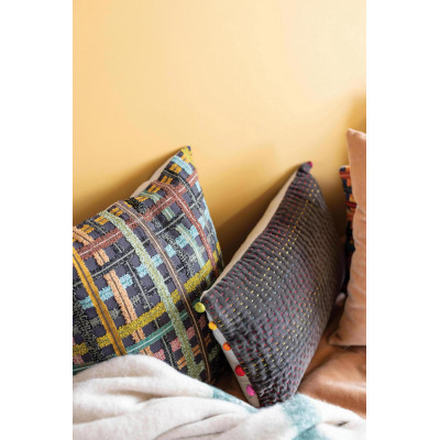 Soline embroidered cushion