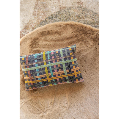 Soline embroidered cushion