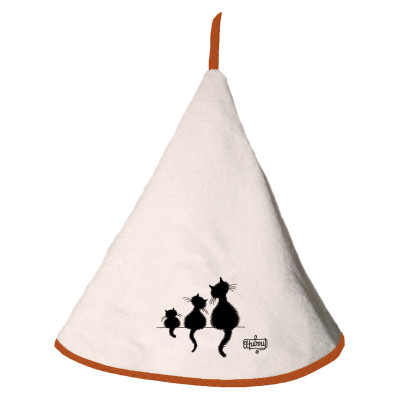 Dubout 3 Cats Hand Towels