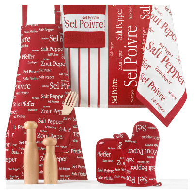 Salt & Pepper mixed tea towel