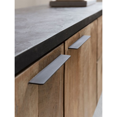 Soho wall-hung TV stand with 2 doors and 2 drawers