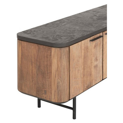 Soho TV stand with 3 doors and 2 drawers