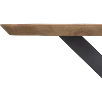 Evo Recycled Teak and Metal Counter-Height Table