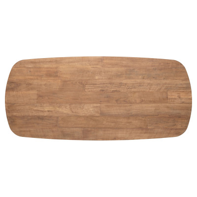 Lagoon oval dining table in teak