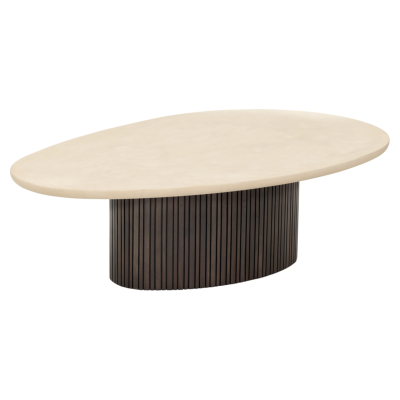 Maroon Pebble Coffee Table