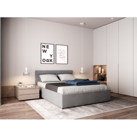 Letto contenitore 1166 con testiera