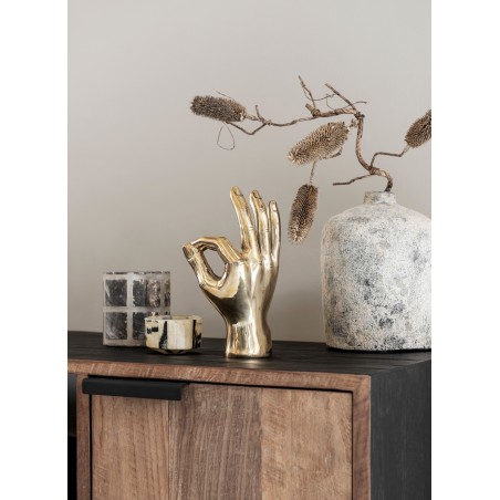Credenza Cosmo No.1 con 3 porte e 2 ripiani