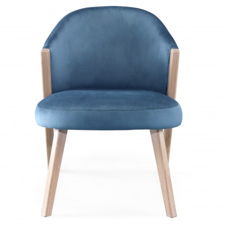 Sedia lounge Caravela in rovere