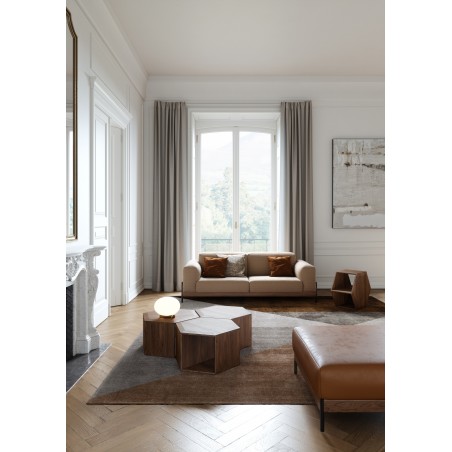 Tavolino basso o d'appoggio Hexa in rovere