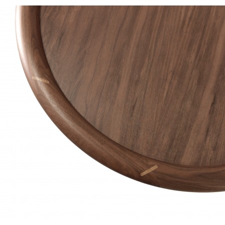 Tavolino Side by side con piano in noce