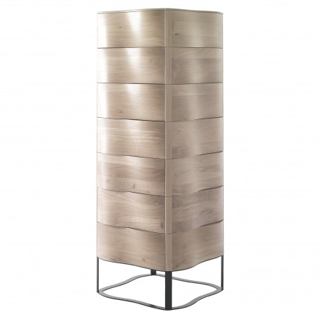 Cassettiera Touch in rovere