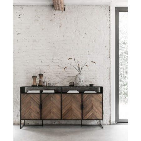 Credenza Criss Cross No.2 a 4 ante