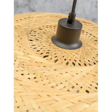 Lampada da terra Palawan in bambù nero