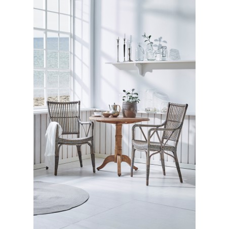 Poltrona pianoforte in rattan