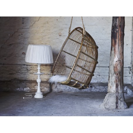 Altalena in rattan Renoir con cuscino