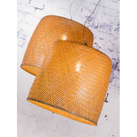 Lampada a sospensione in bambù Serengeti
