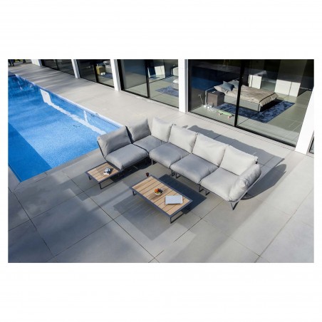 Modulo angolo spiaggia con cuscini