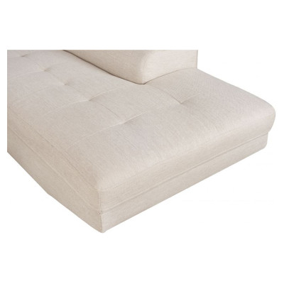 Divano convertibile ad angolo destro Rio Scandinave con gambe in legno nero