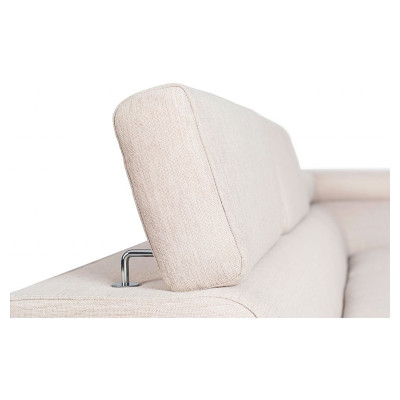 Divano convertibile ad angolo destro Rio Scandinave con gambe in legno nero