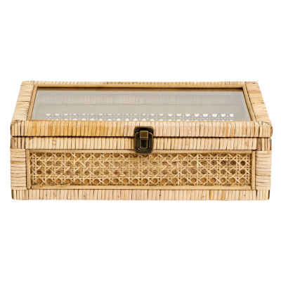 7667 contenitore in rattan