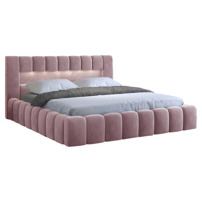 Letto Lamica con rete a doghe in legno