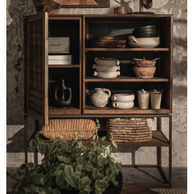 Armadio Karma con 1 anta, 3 ripiani e 1 ripiano