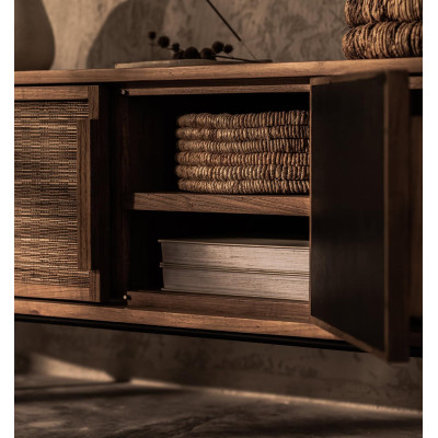 Credenza Coco con 2 ante e 4 ripiani