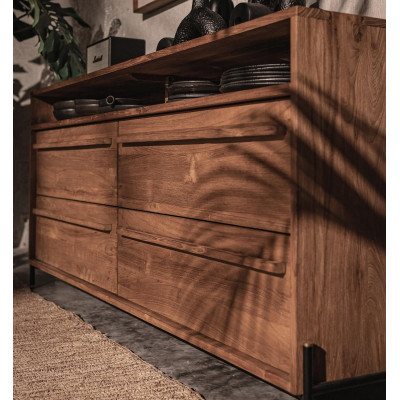 Credenza/comò Outline con 4 cassetti