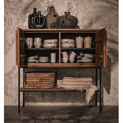 Credenza Outline a 2 ante con 1 ripiano