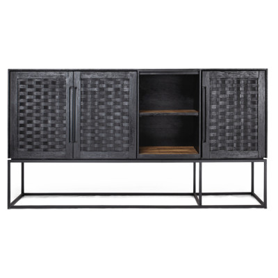 Credenza Karma con 3 ante e 2 ripiani
