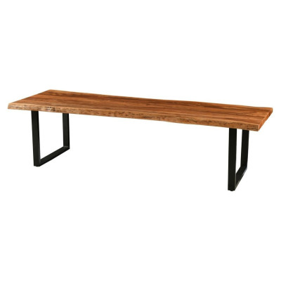 Tavolo da pranzo Foresta Acacia con gambe a U