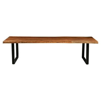 Tavolo da pranzo Foresta Acacia con gambe a U