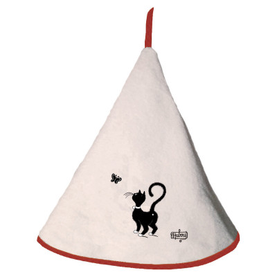 Asciugamano da tè Dubout Cat Papillon