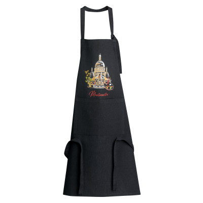 Grembiule da cucina Montmartre in materiale riciclato con tasca