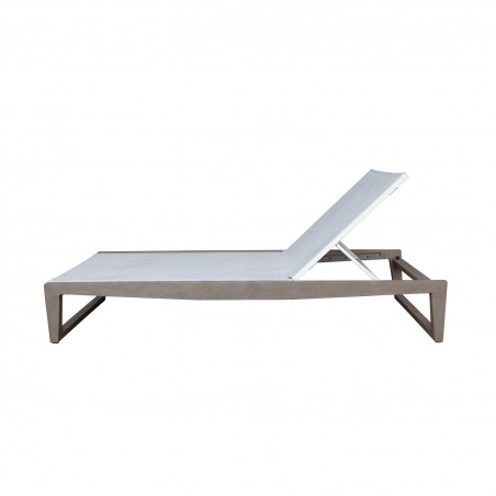 Lettino prendisole Skaal in teak Batyline