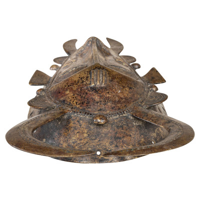 Maschera in bronzo Kpeliyee