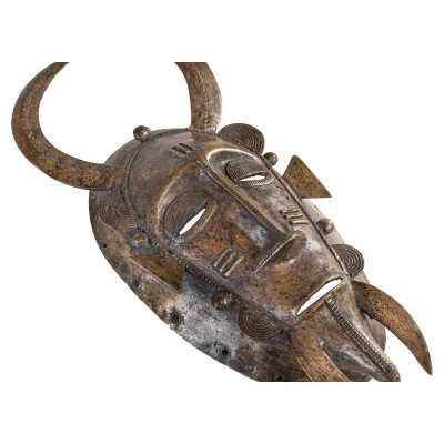 Maschera in bronzo Kpeliyee